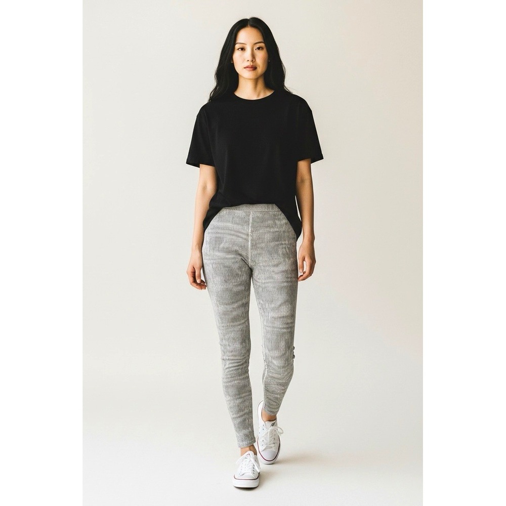 Nike Womens Dri-FIT Striped Pull-On Leggings XL Just Do It Waistband 726096-010